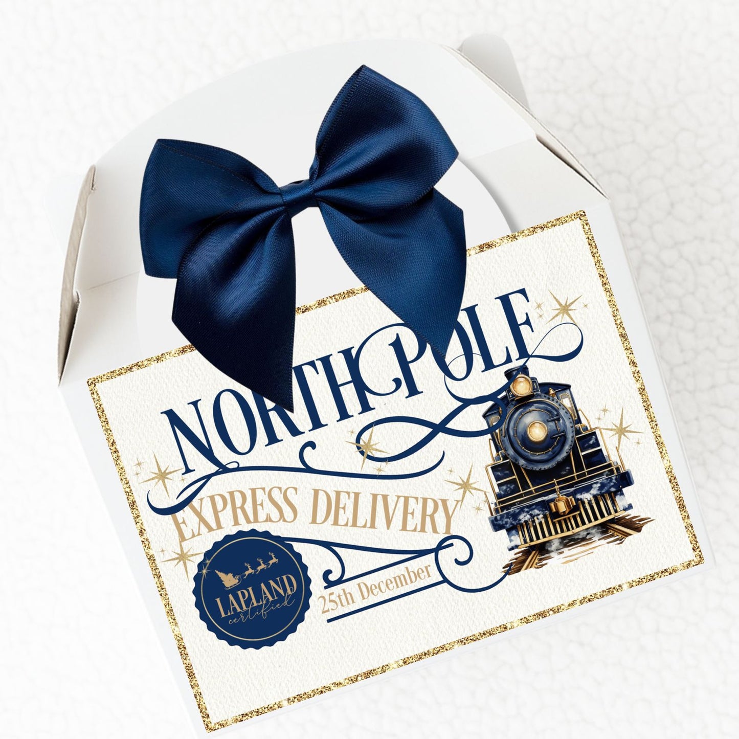 North Pole Deep Filled Box with matching treat box