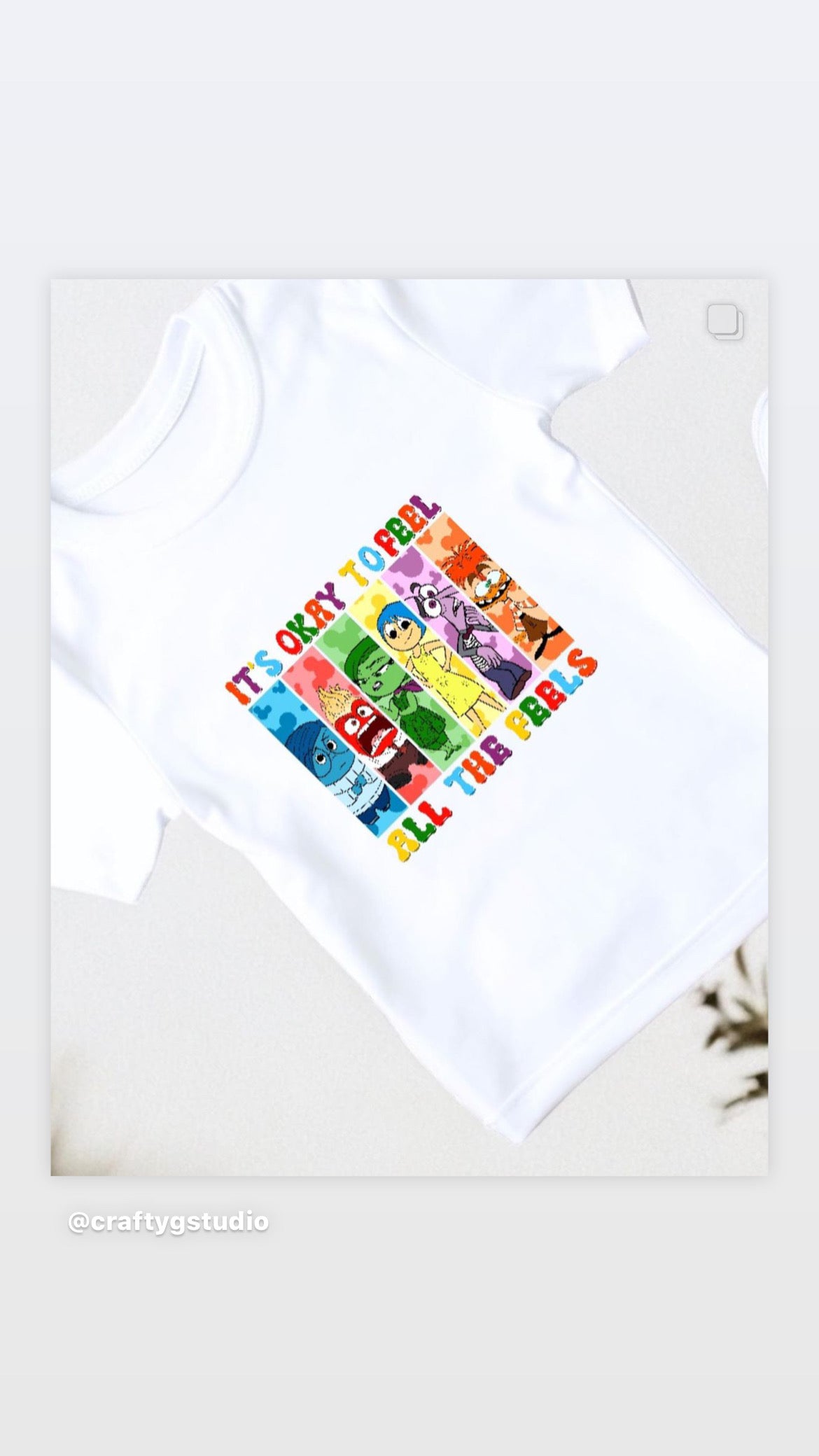 Inside out Inspired T shirt