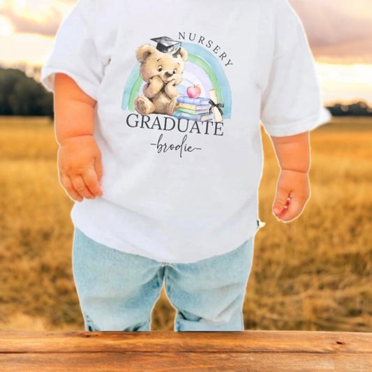 Nursery’s Graduation T shirts Personalised