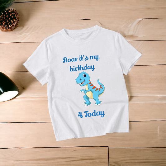 birthday Dino T shirt / personalised