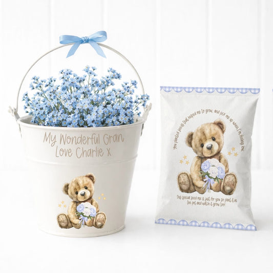 Mothers Day Personalised planter and Seed Packet no seeds