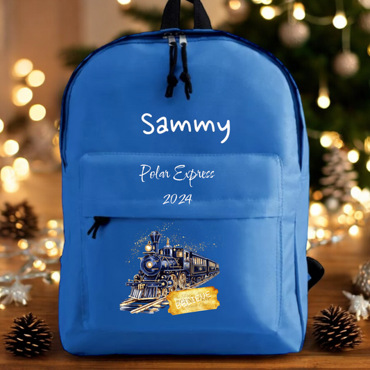 All aboard the polar Express bag Personalised