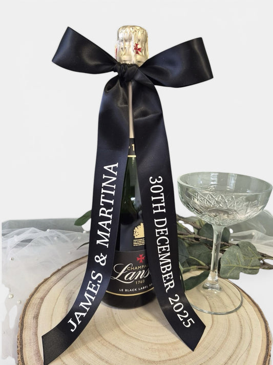 Large bottle Ribbon personalised