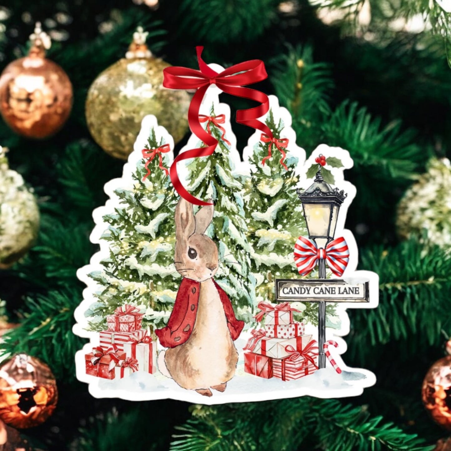 Bunny Acrylic Tree Decoration