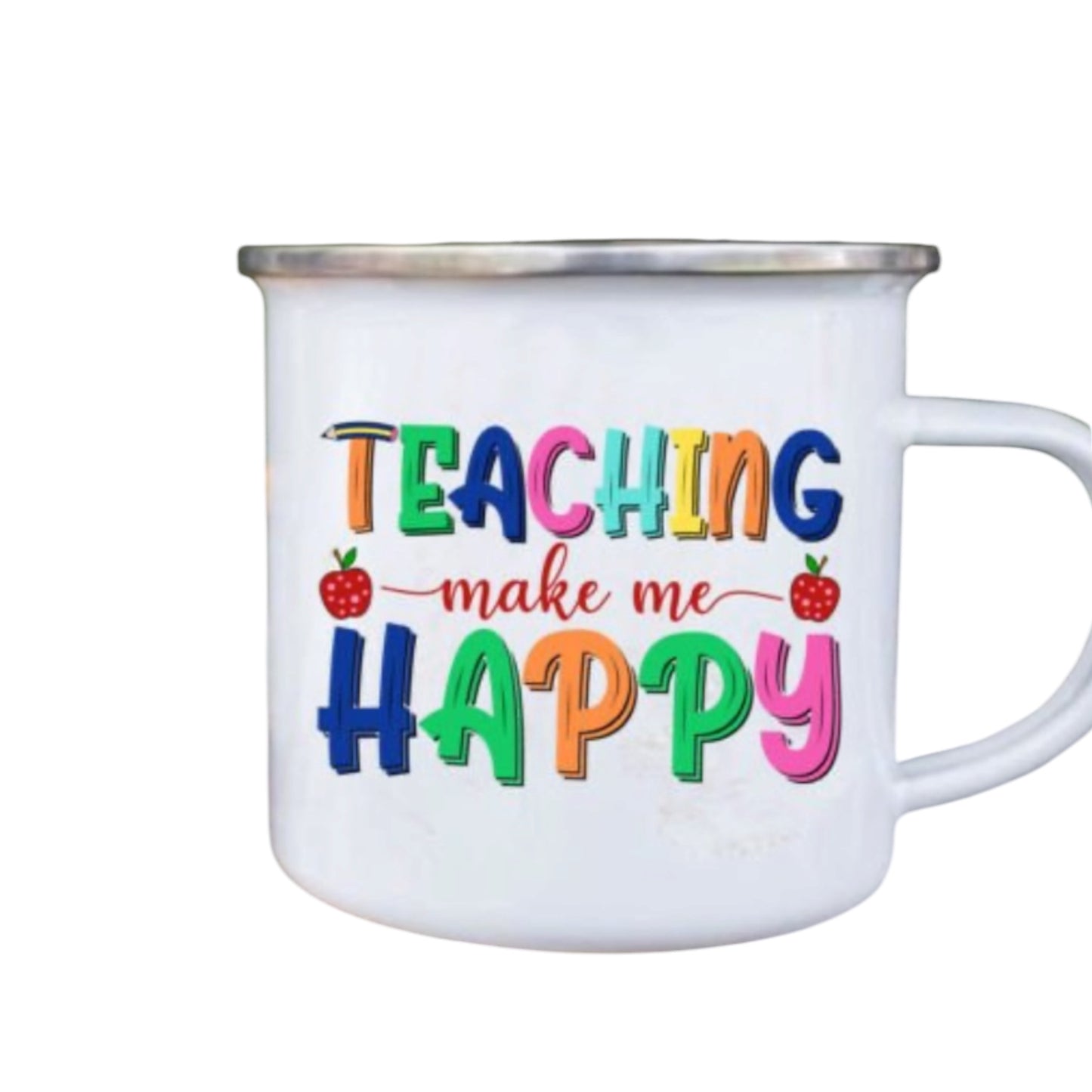 Enamel Teacher Cup