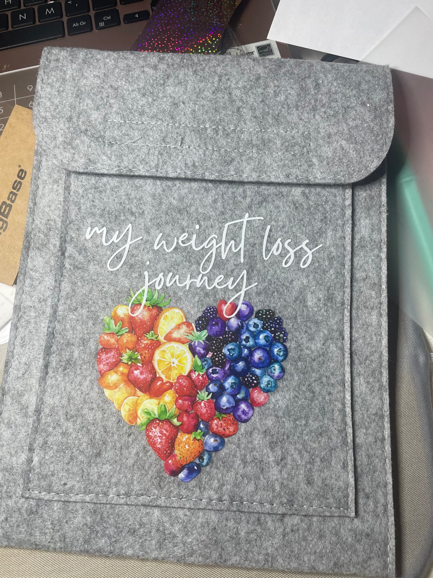 Felted Slimming Class Book Wallet