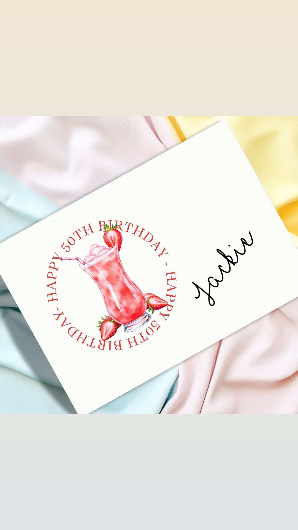 Happy 50th magnetic gift box Keepsake