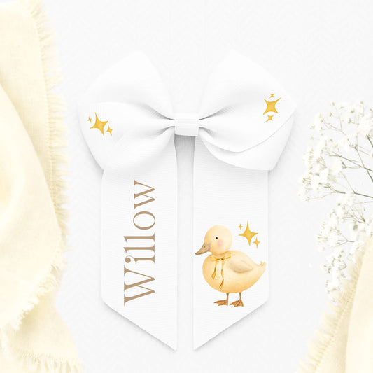 Easter Chick Hair bows