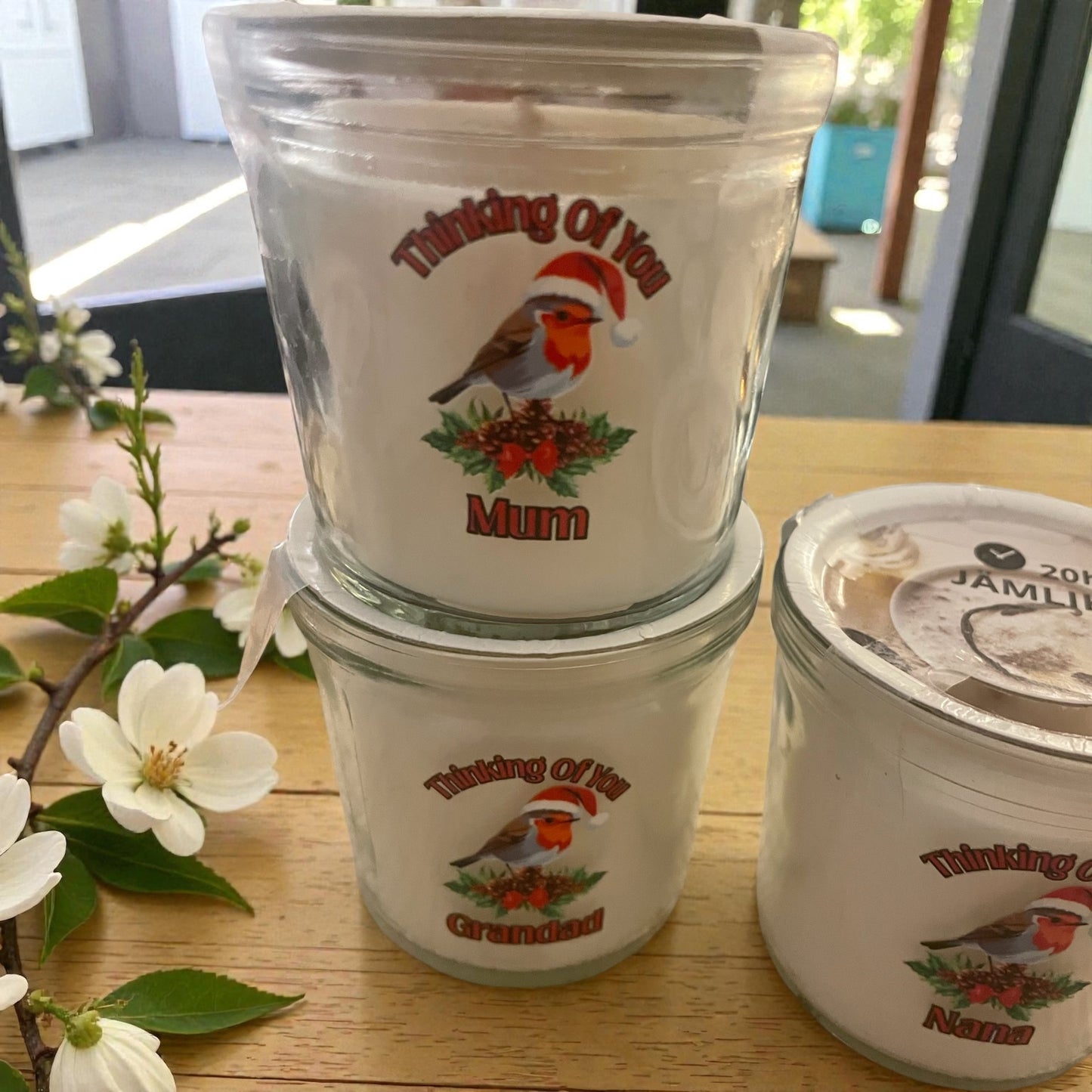 Memory tea light candles