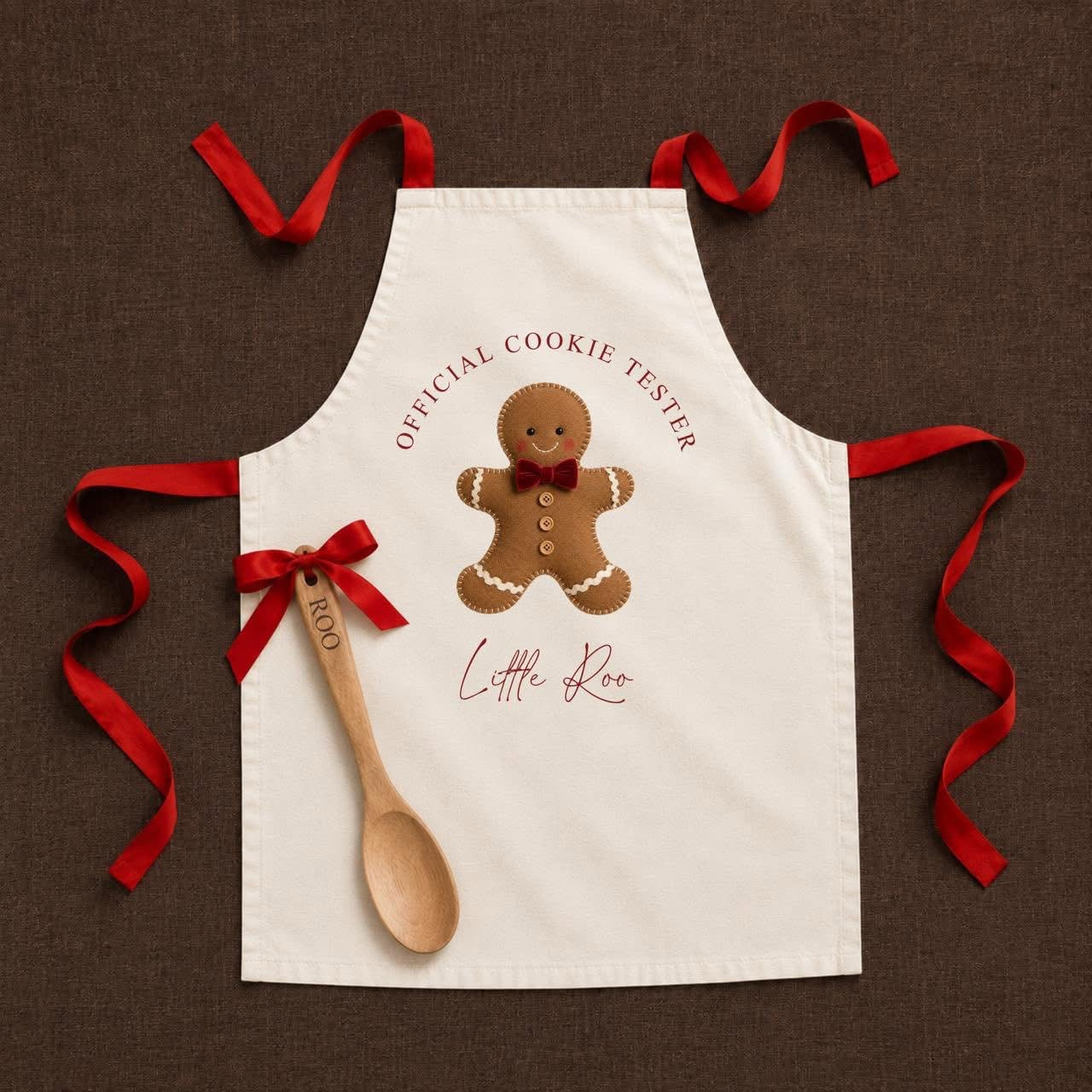 Children’s  gingerbread Christmas Apron