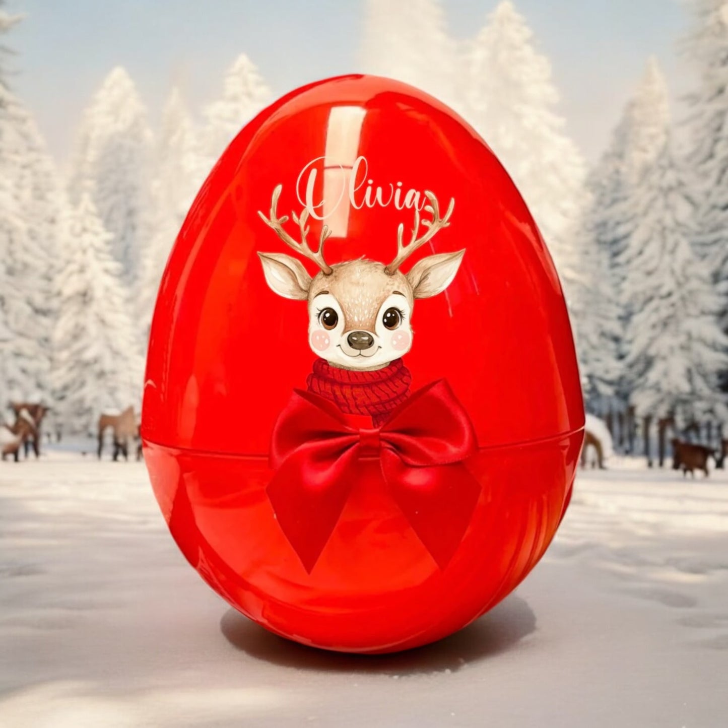 Christmas Giant Fillable eggs with cup