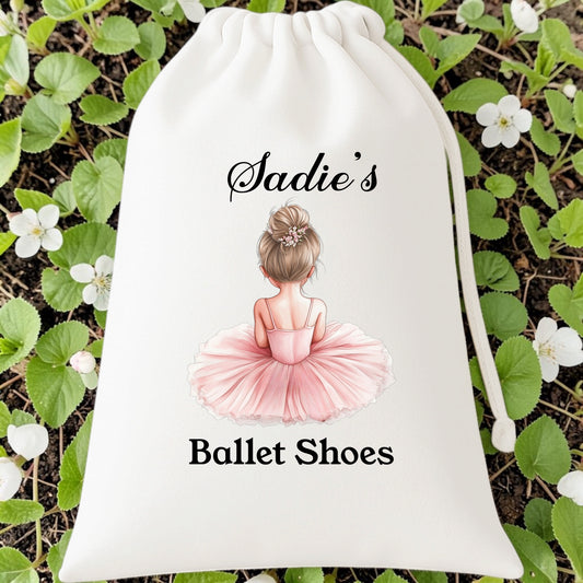 Ballet Personalised Bag Hair colour can be changed