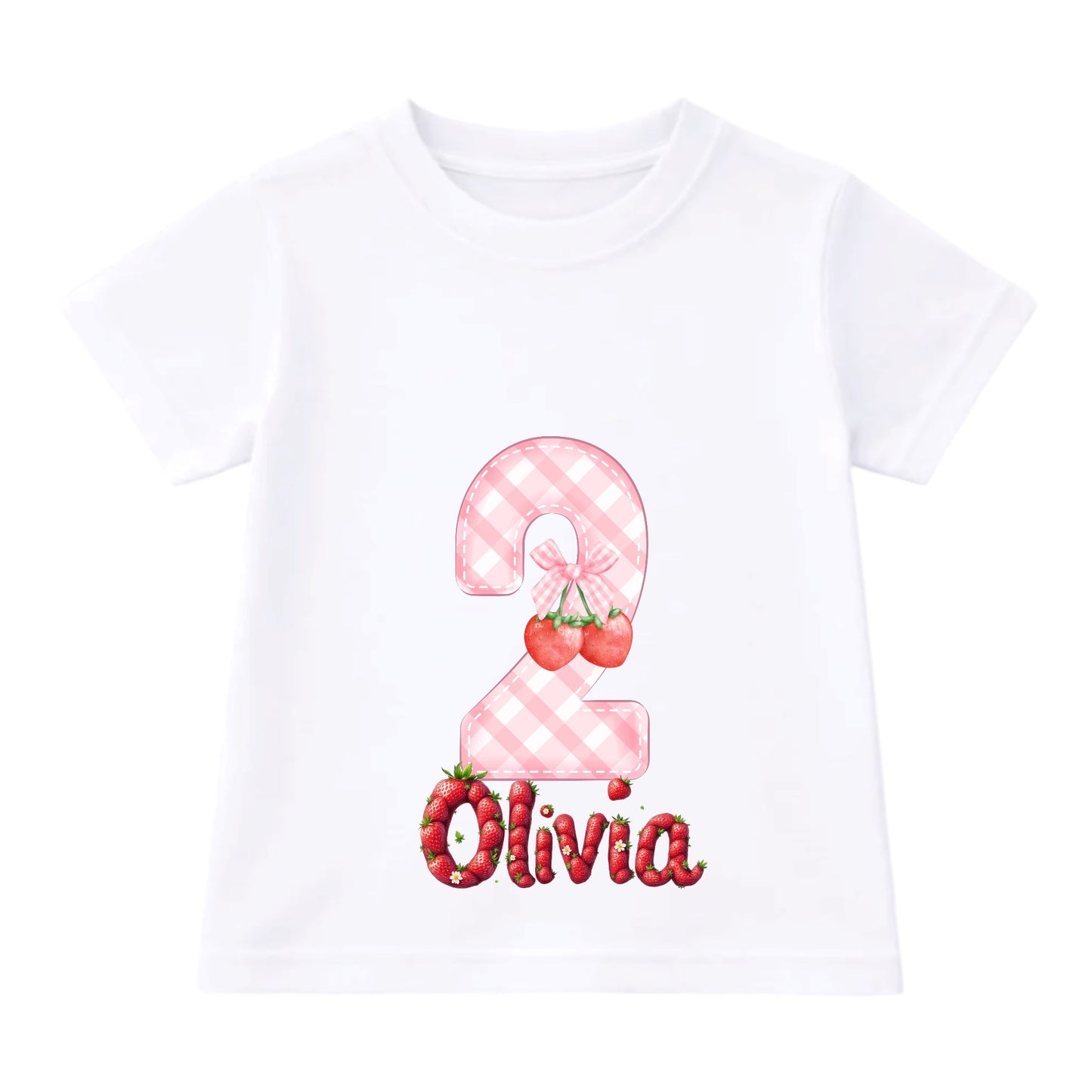 Berry Birthday T shirt Personalised