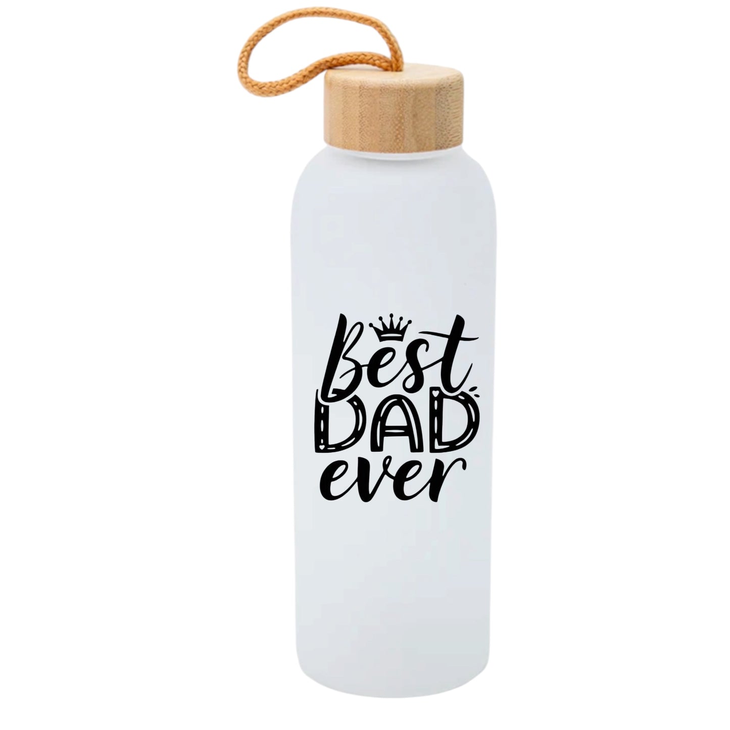 Best Dad Frosted Water Bottle