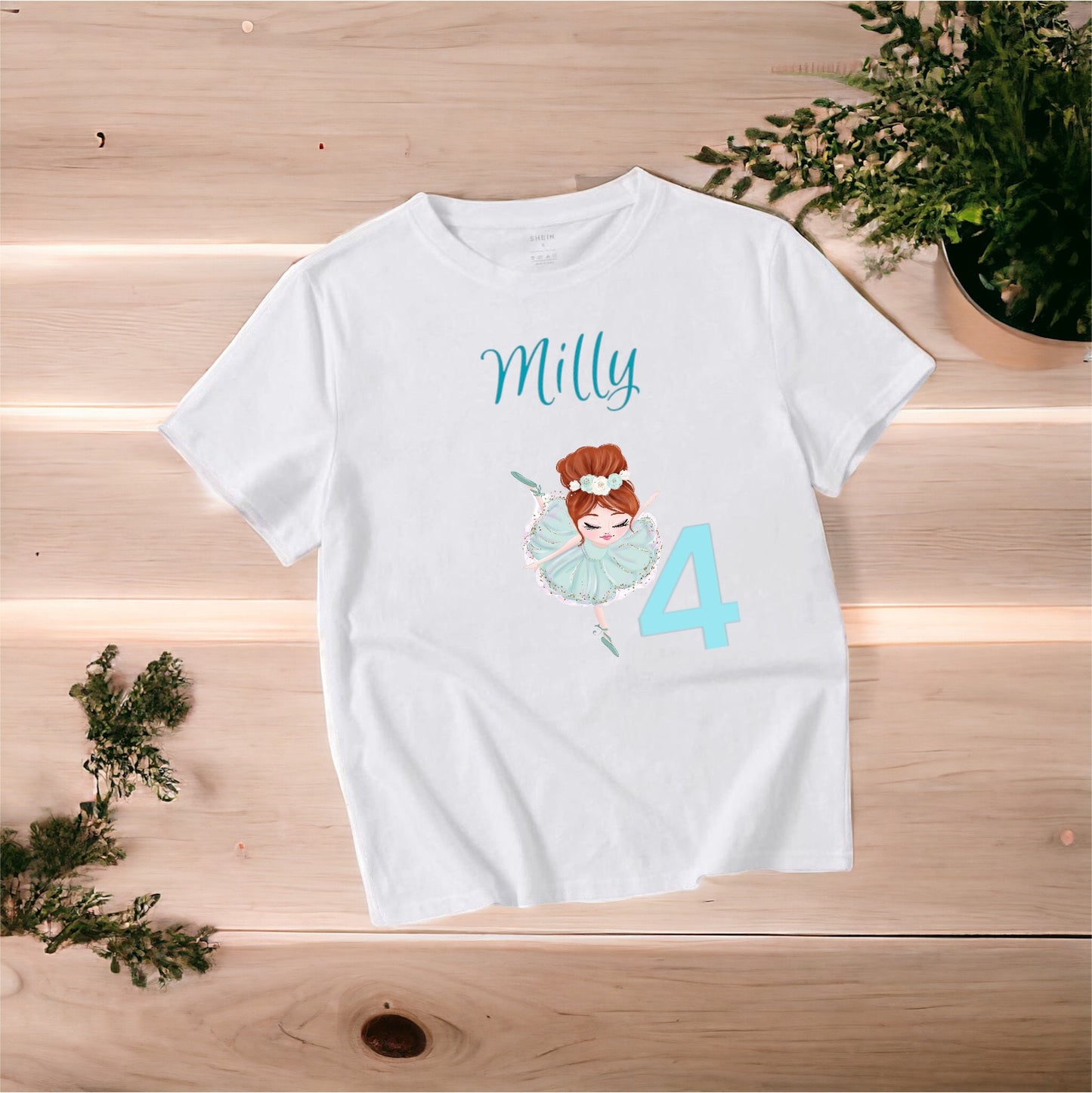 Ballerina Birthday T shirt