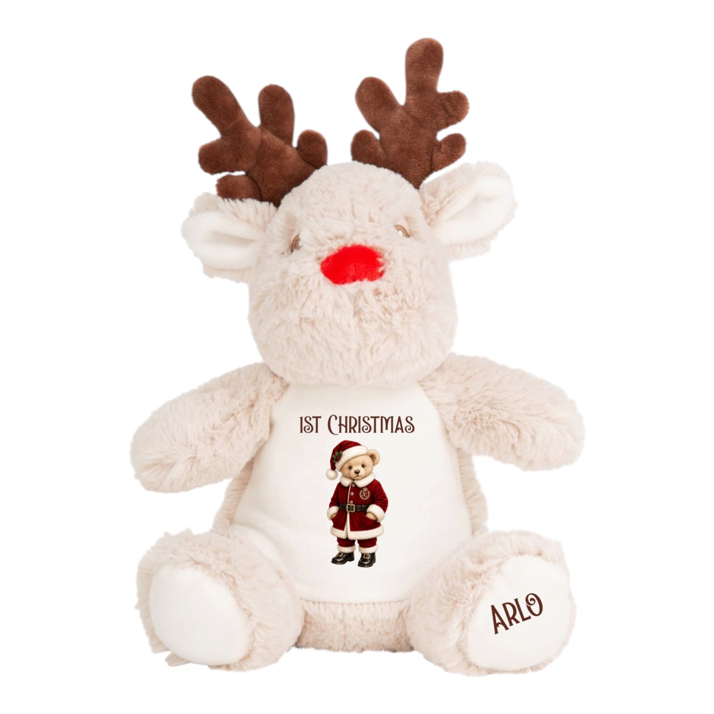 Personalised Plush Reindeer