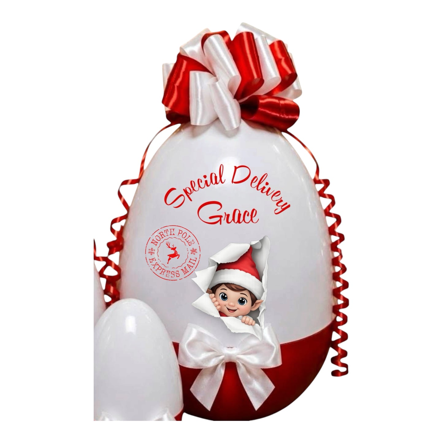 Extra Large Elf Arrival Egg 11inch