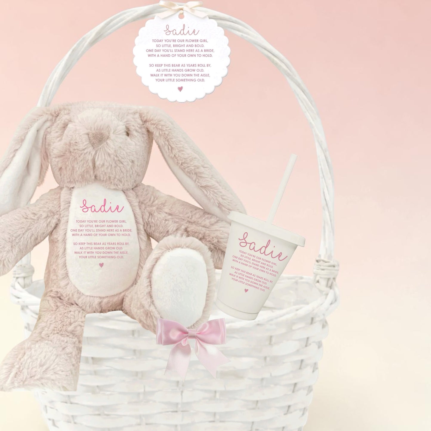Flower Girl Gift Basket