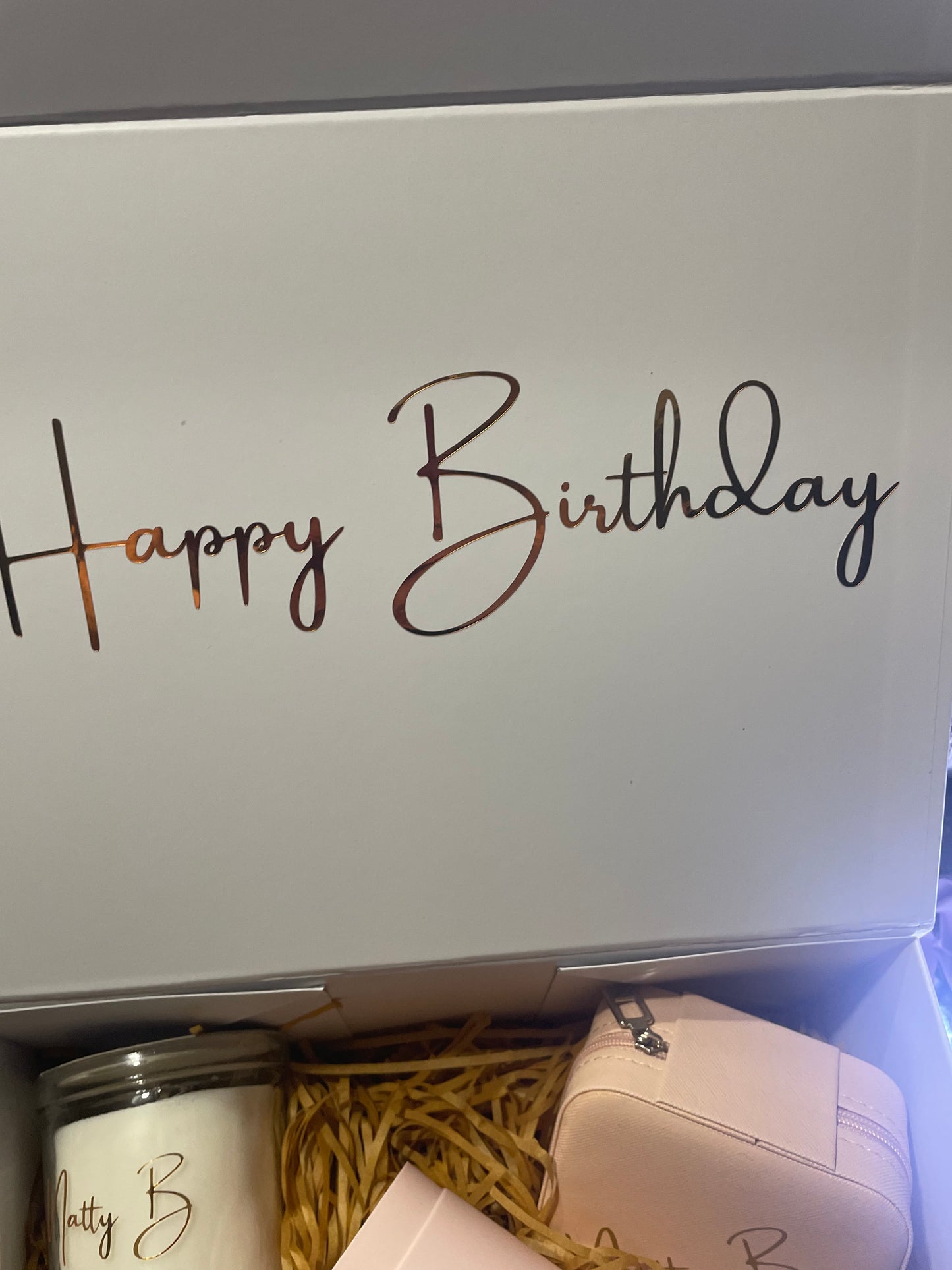 Happy Birthday Filled Gift Box