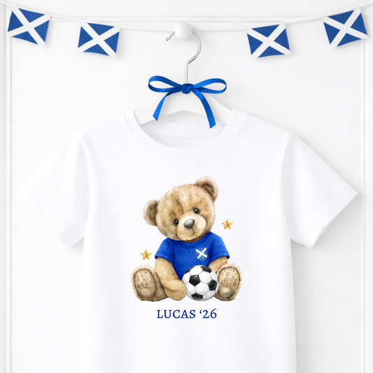 Scotland Football Team Bear T shirt