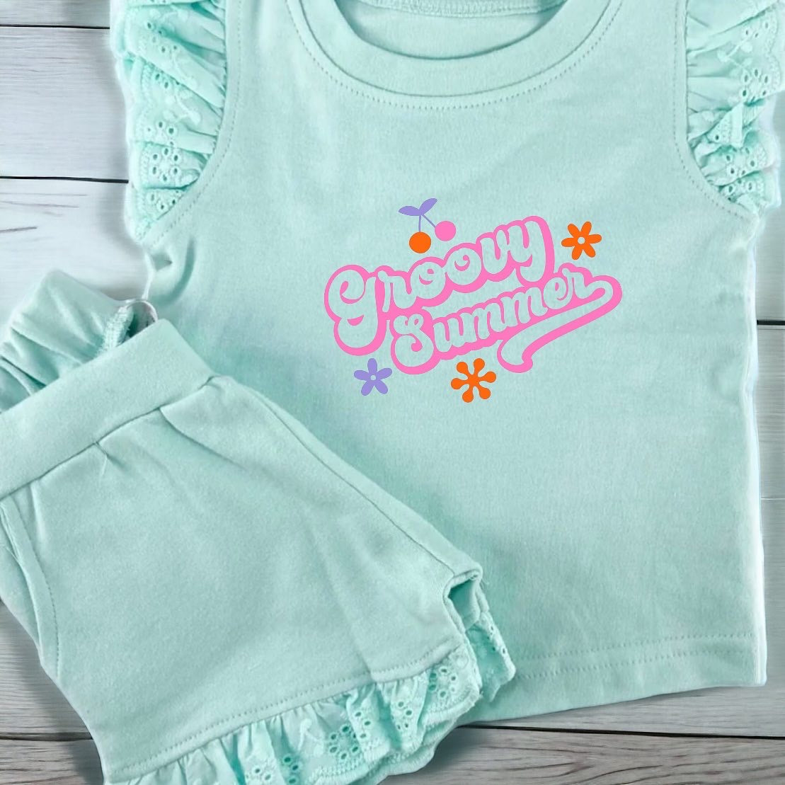 Groovy Summer Short Set Personalised