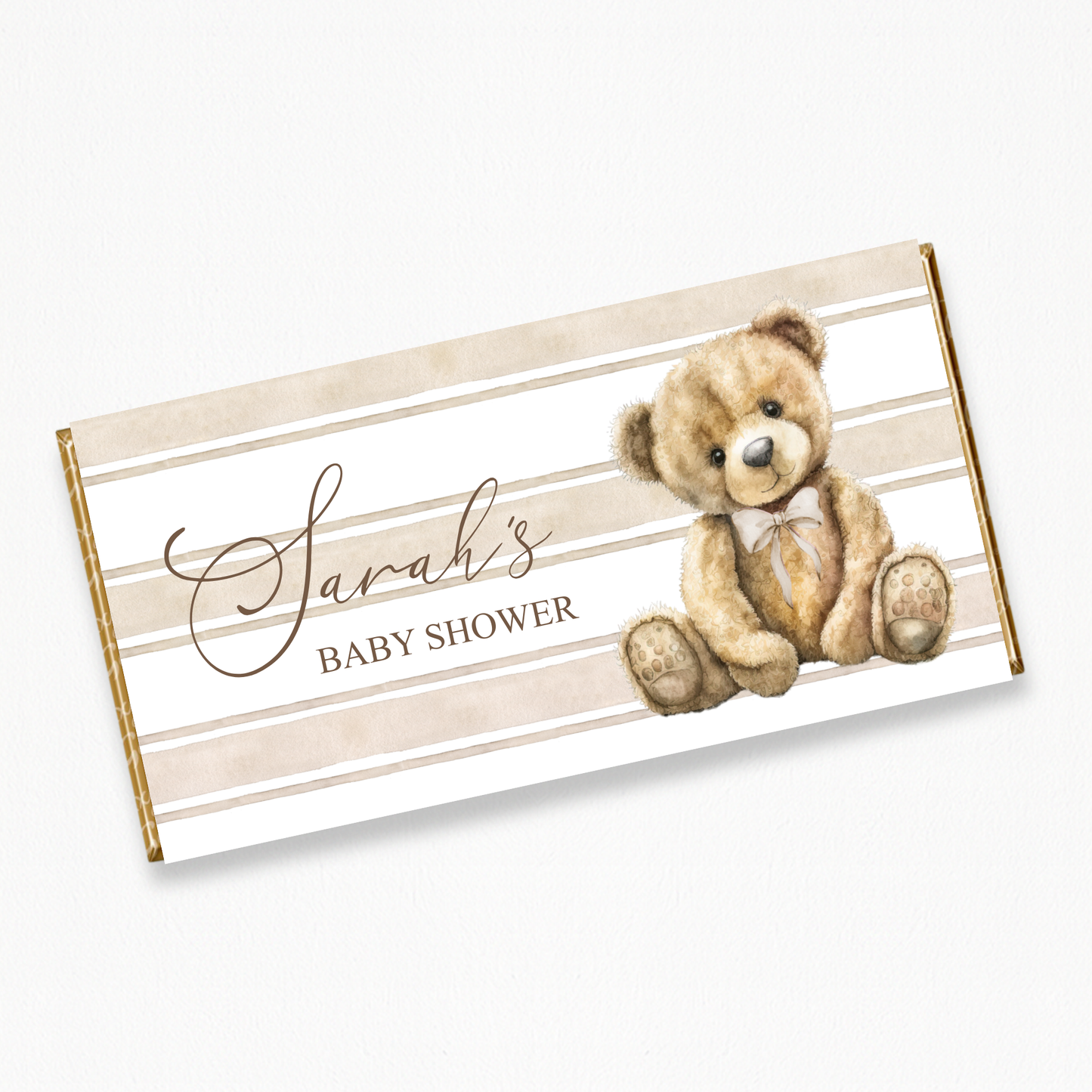 Baby Shower Custom Choc Wrappers
