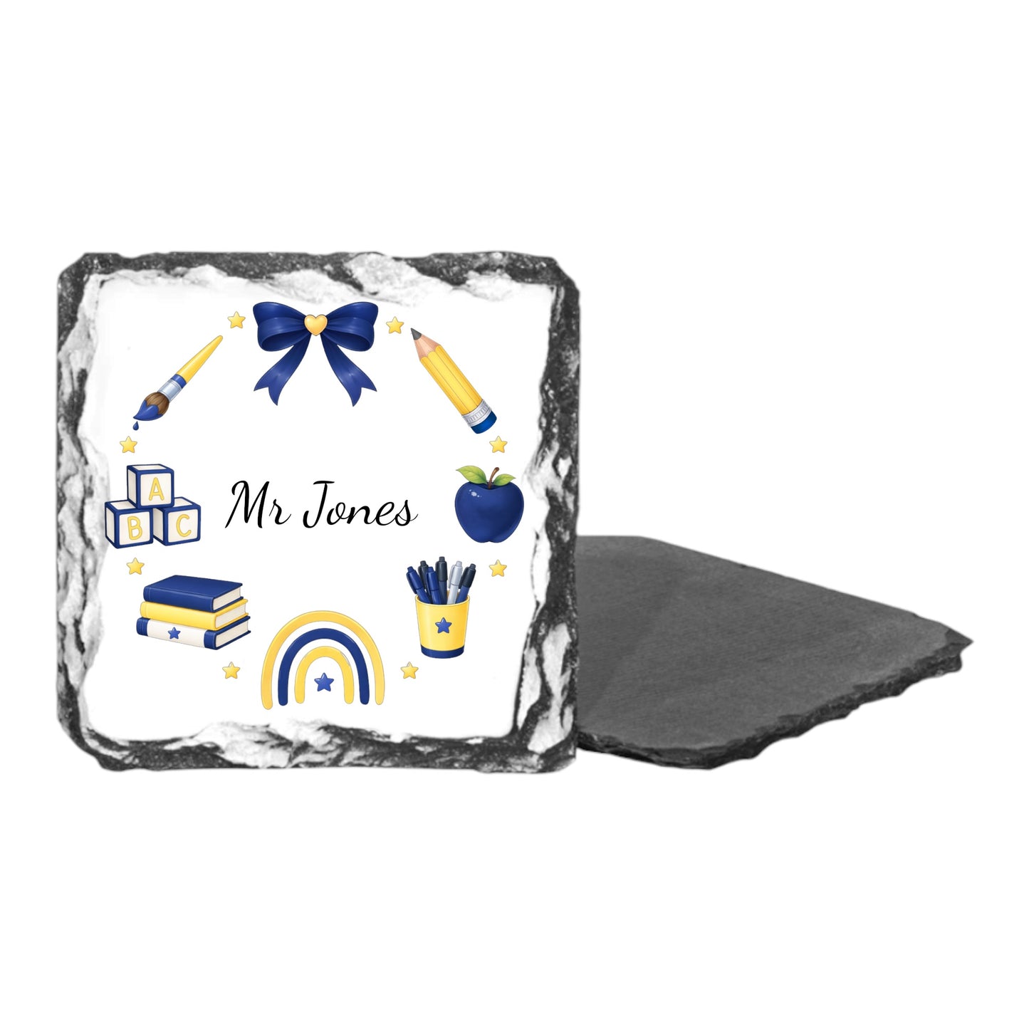 Teacher Slate coaster Personalisd