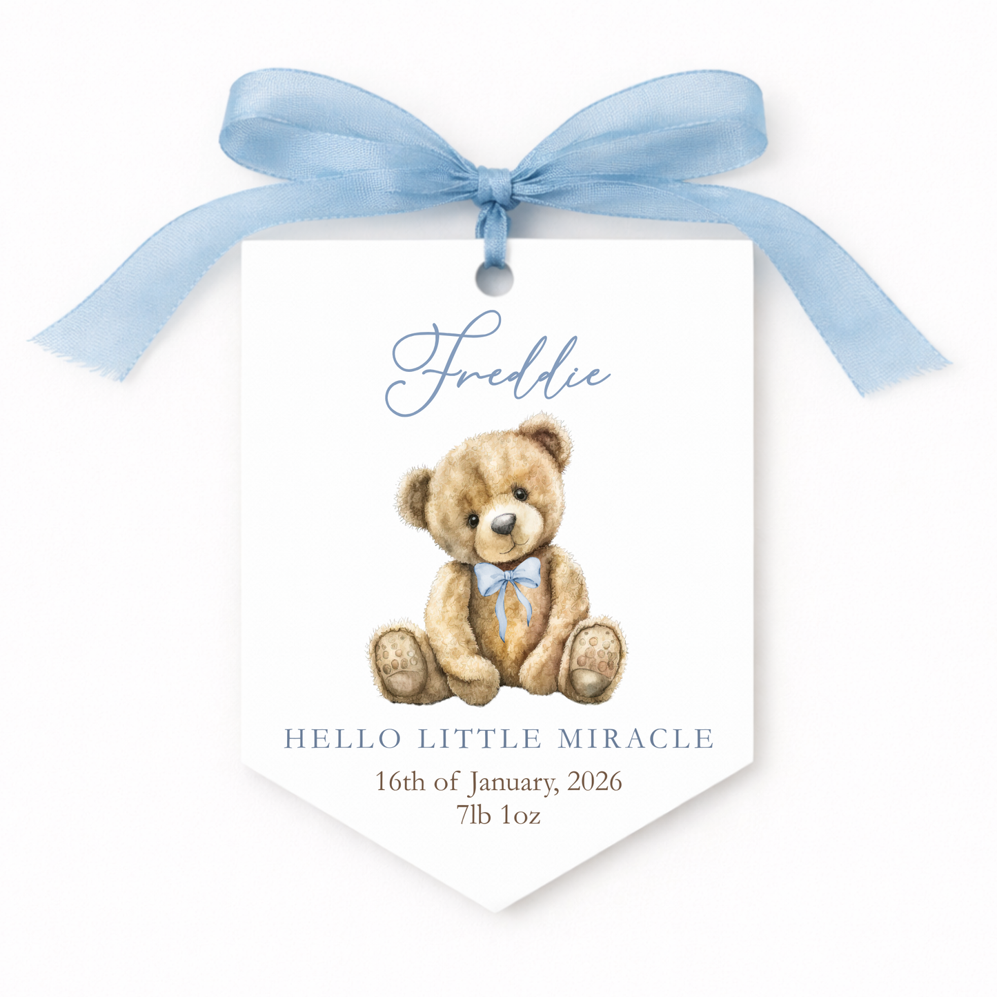 Baby Announcement Acrylic Bunting