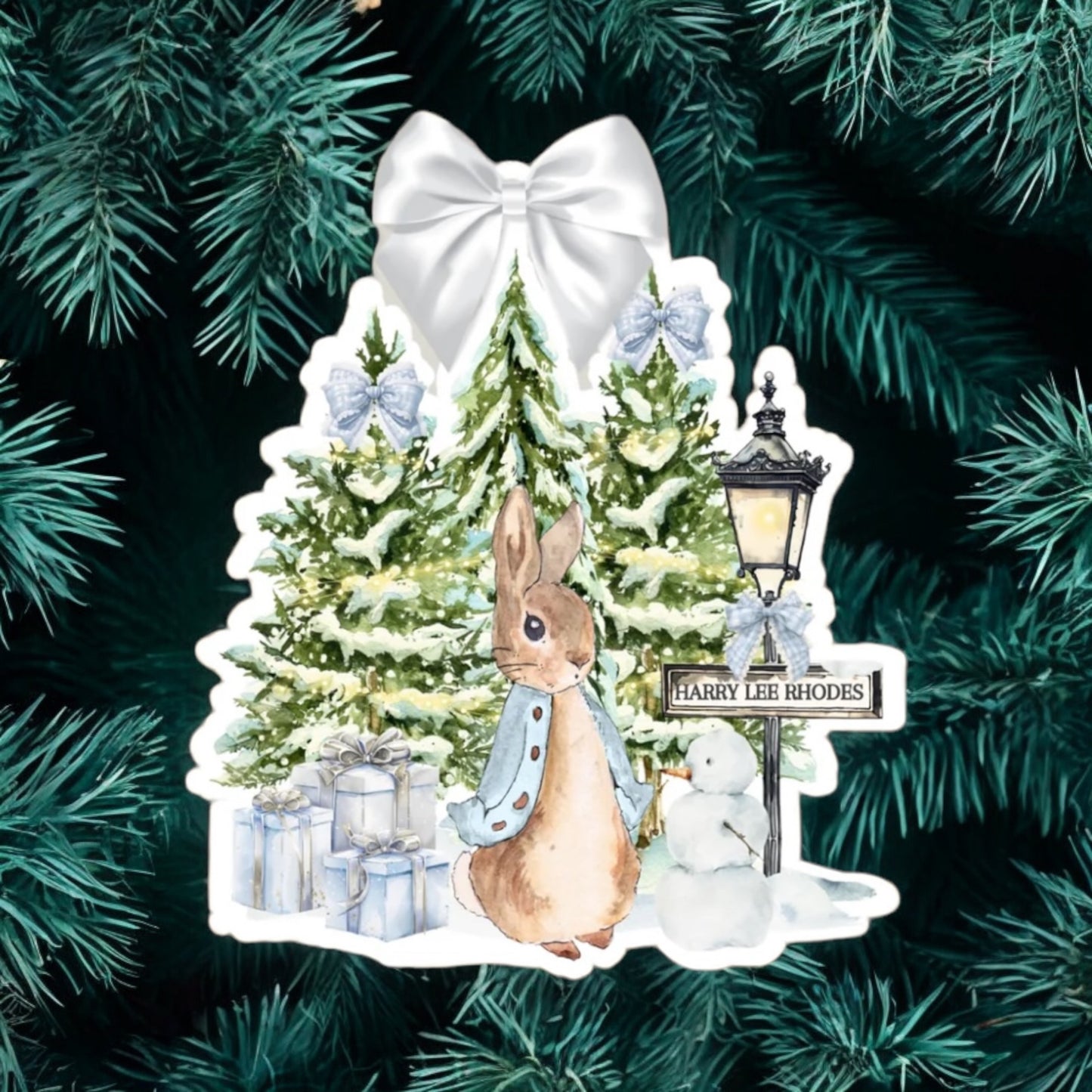 Bunny Acrylic Tree Decoration