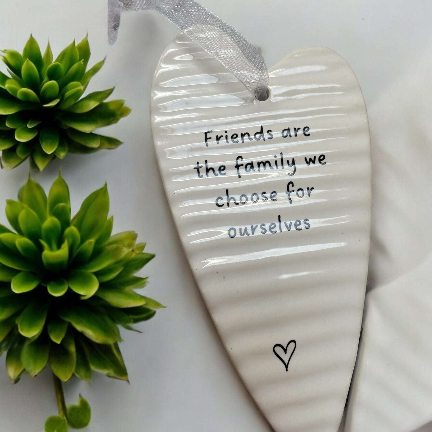 Friends Ceramic Hearts