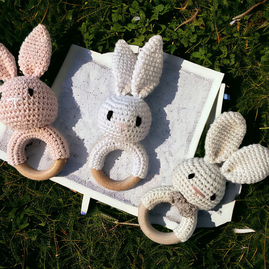 Hand crocheted Baby Soothers