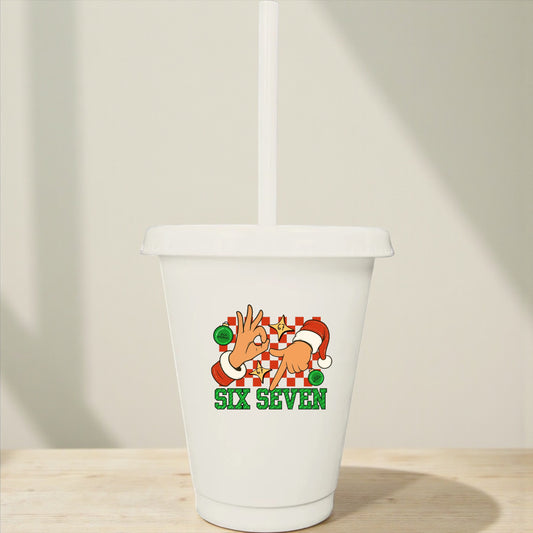 6 7 white cup 16oz