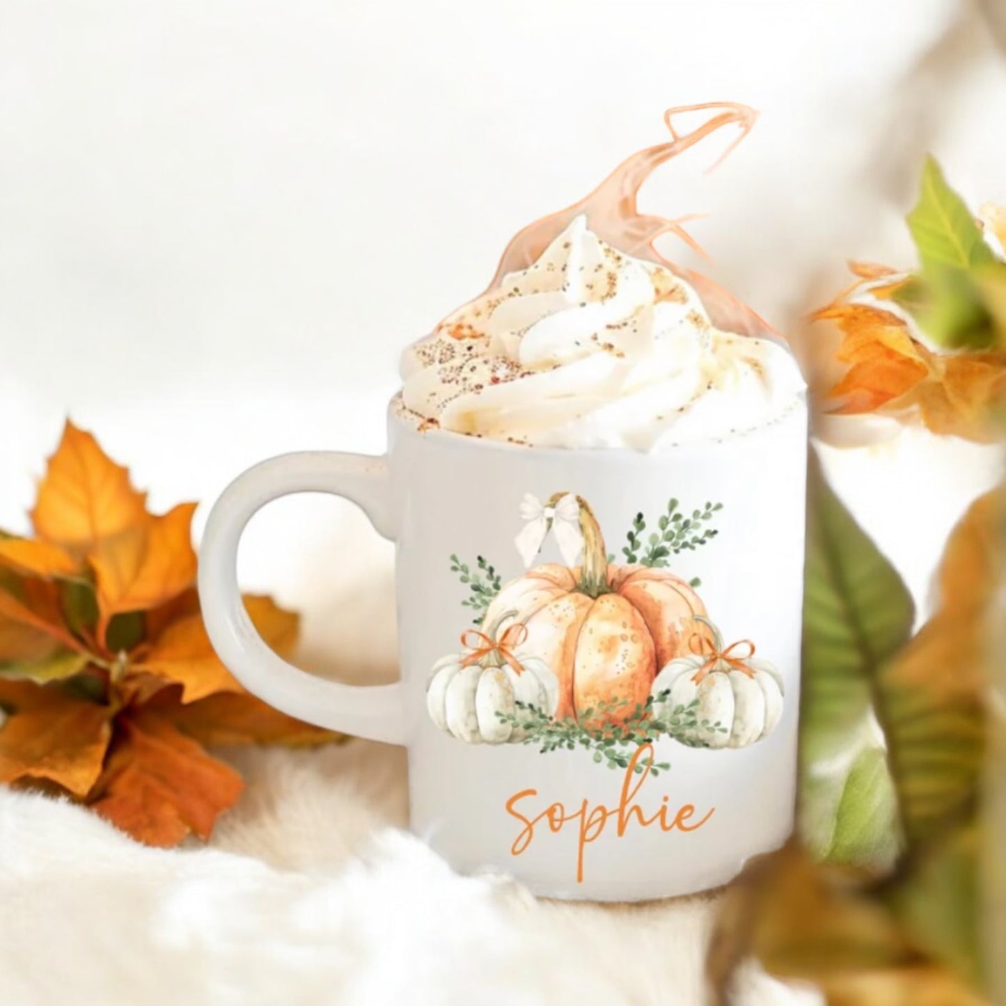 Pumpkin Mug Personalised