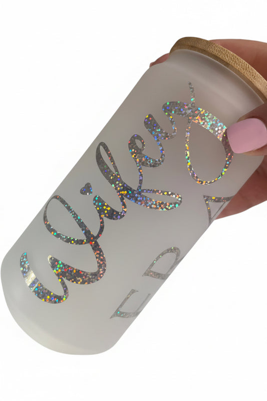 Wifey Era Frosted Glass Libby Cup