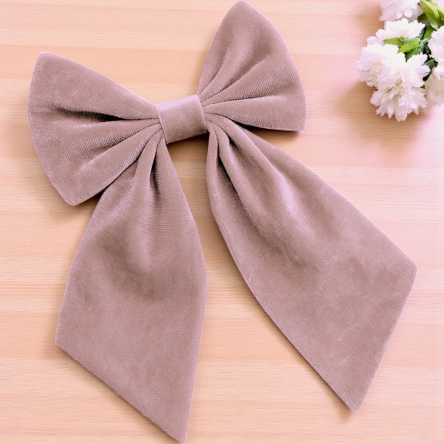 Extra Large velvet bows personalised