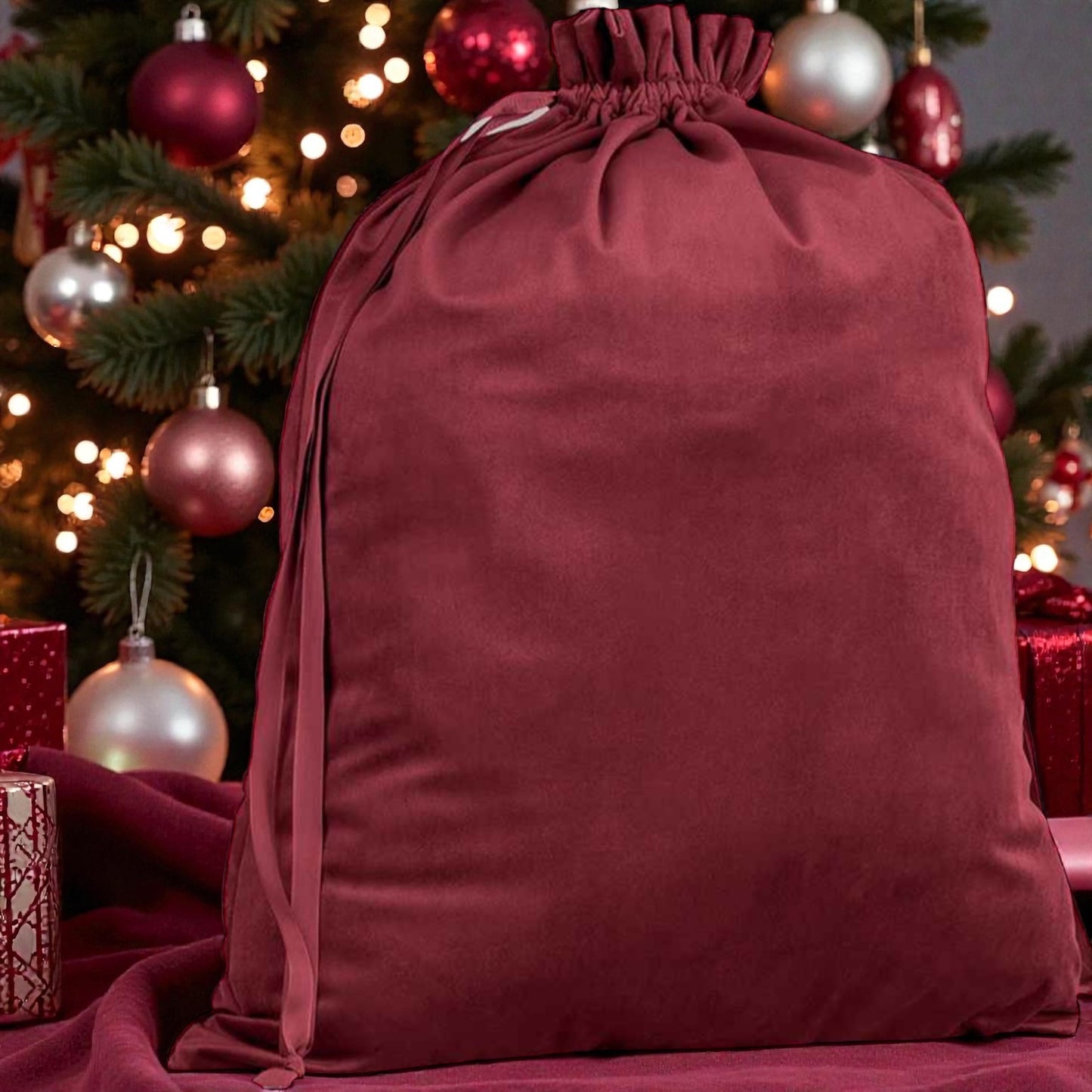 Red Velvet Sacks Large