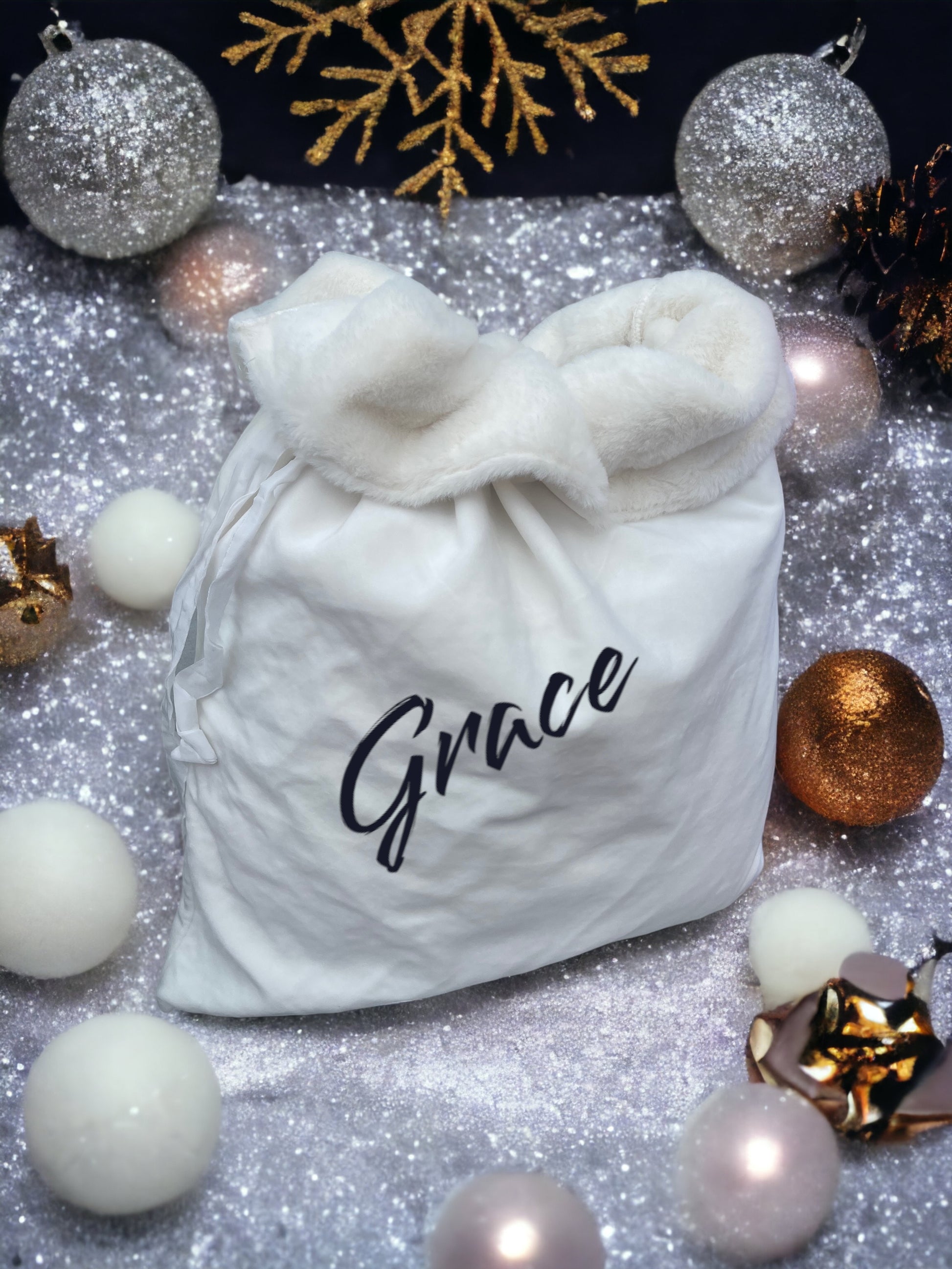 Velvet Christmas Sacks