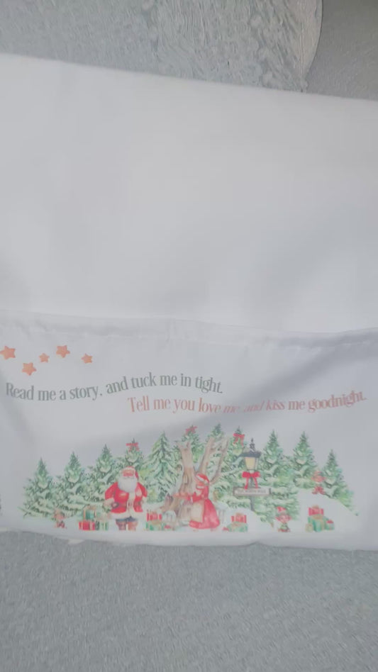 Christmas Eve Pocket pillow personalised
