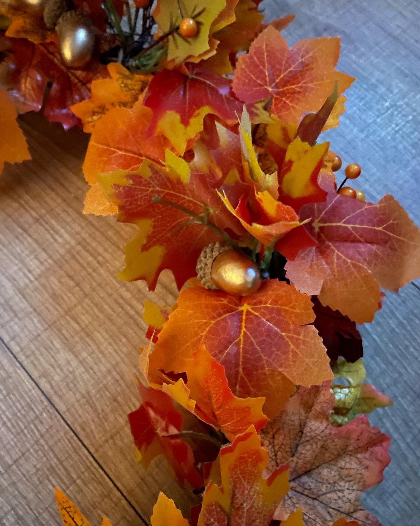 Golden Autumn Wreath