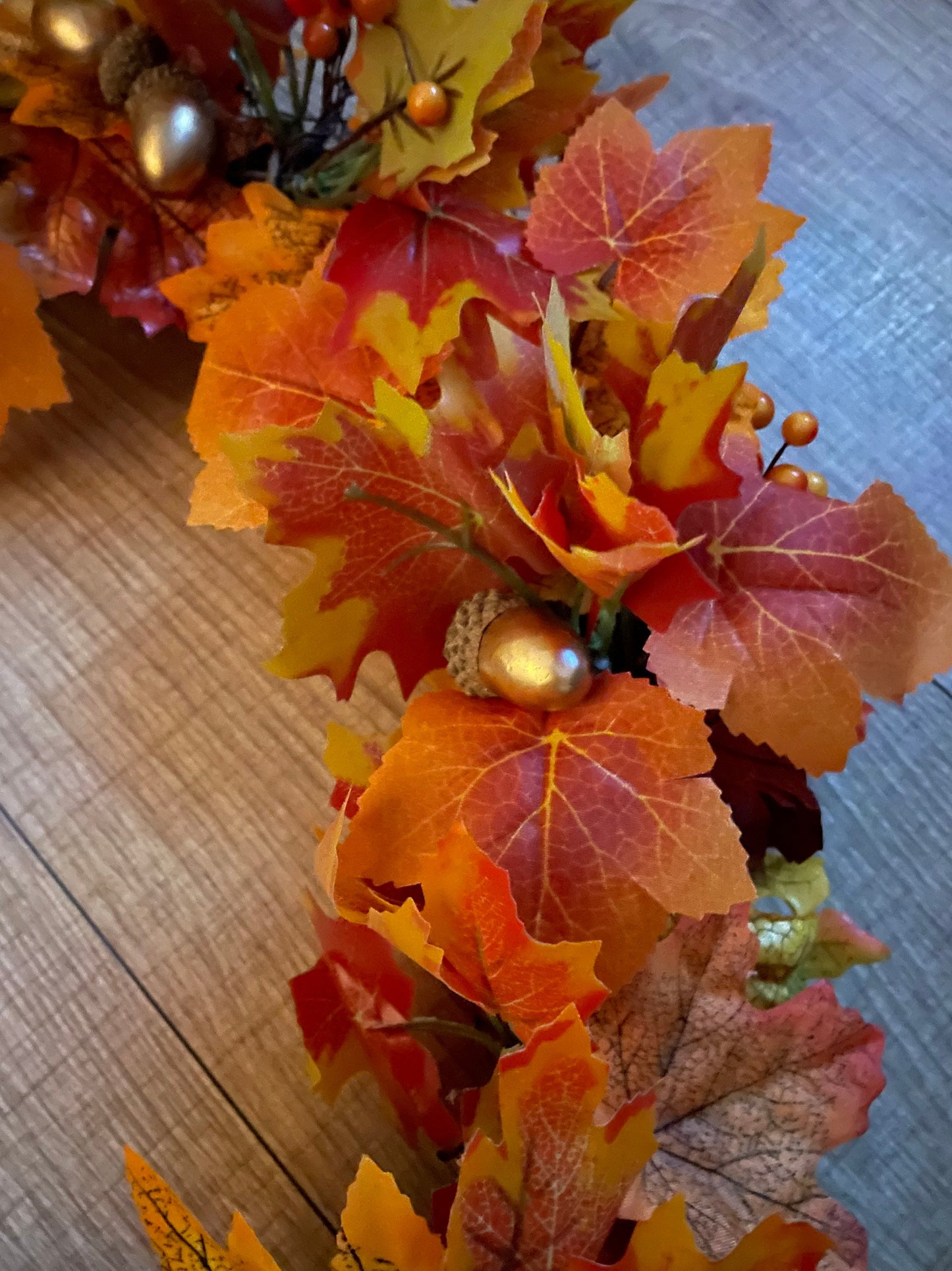 Golden Autumn Wreath