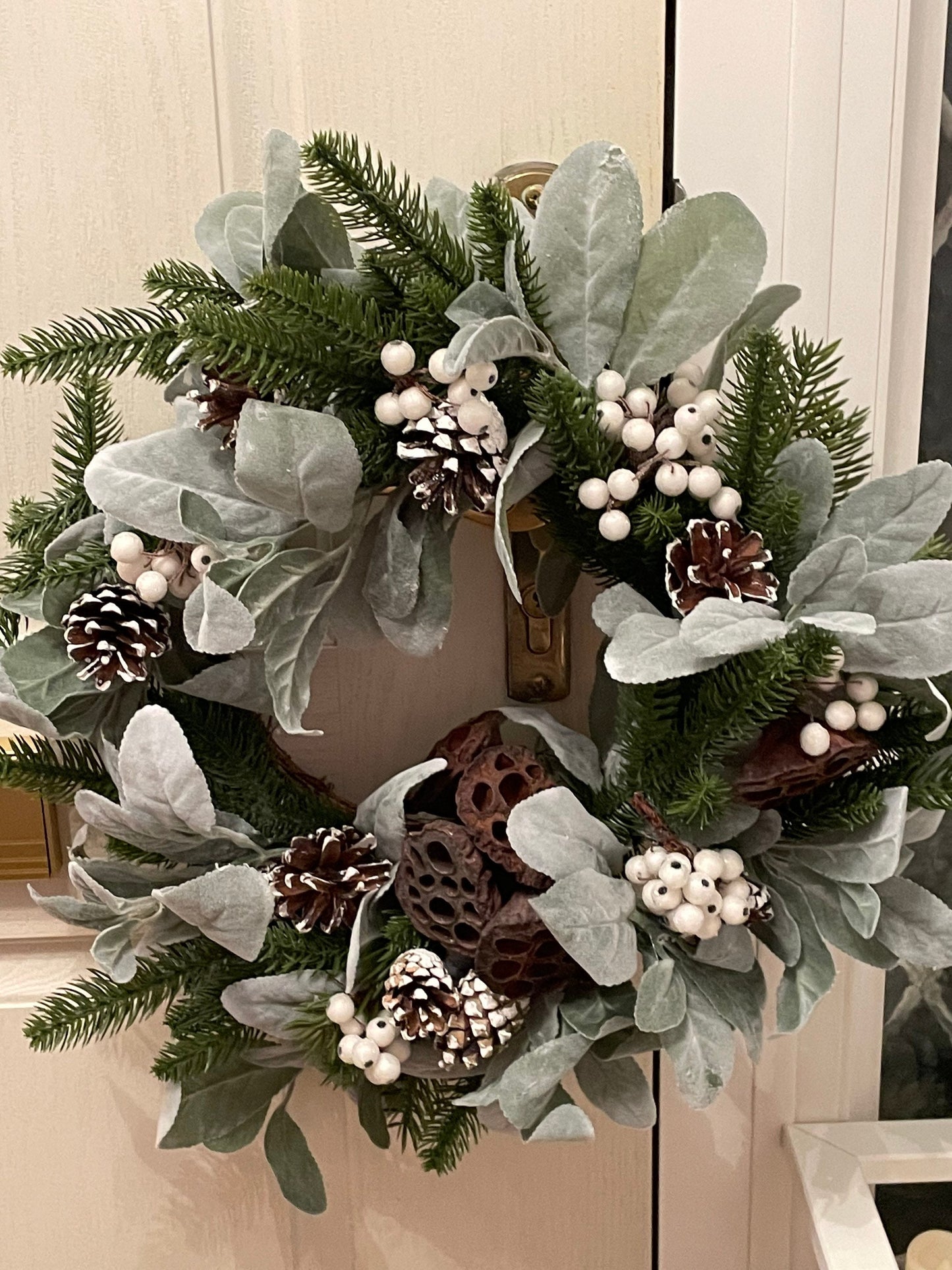 Rusty winter wreath / winter wreath / Christmas wreath / door decor / decoration