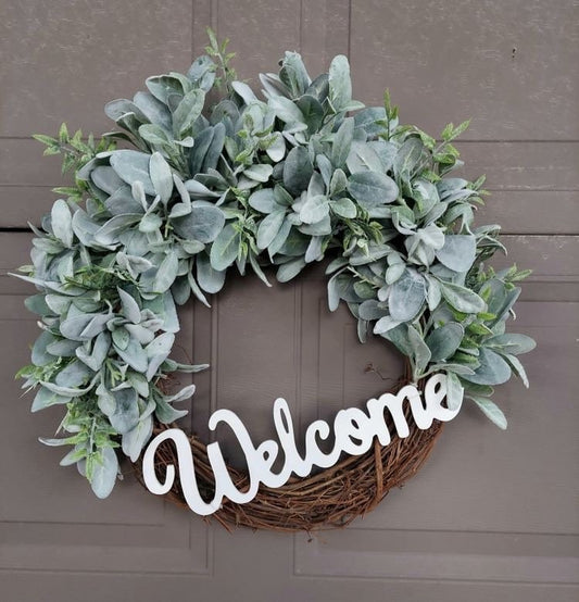 Welcome Spring Wreath