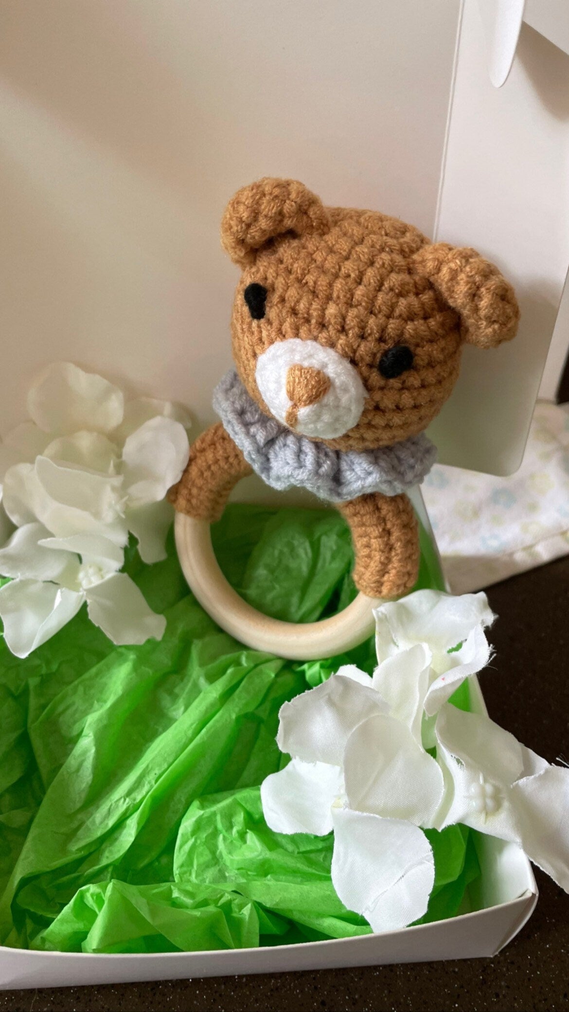 Baby Teddy Teether gift box