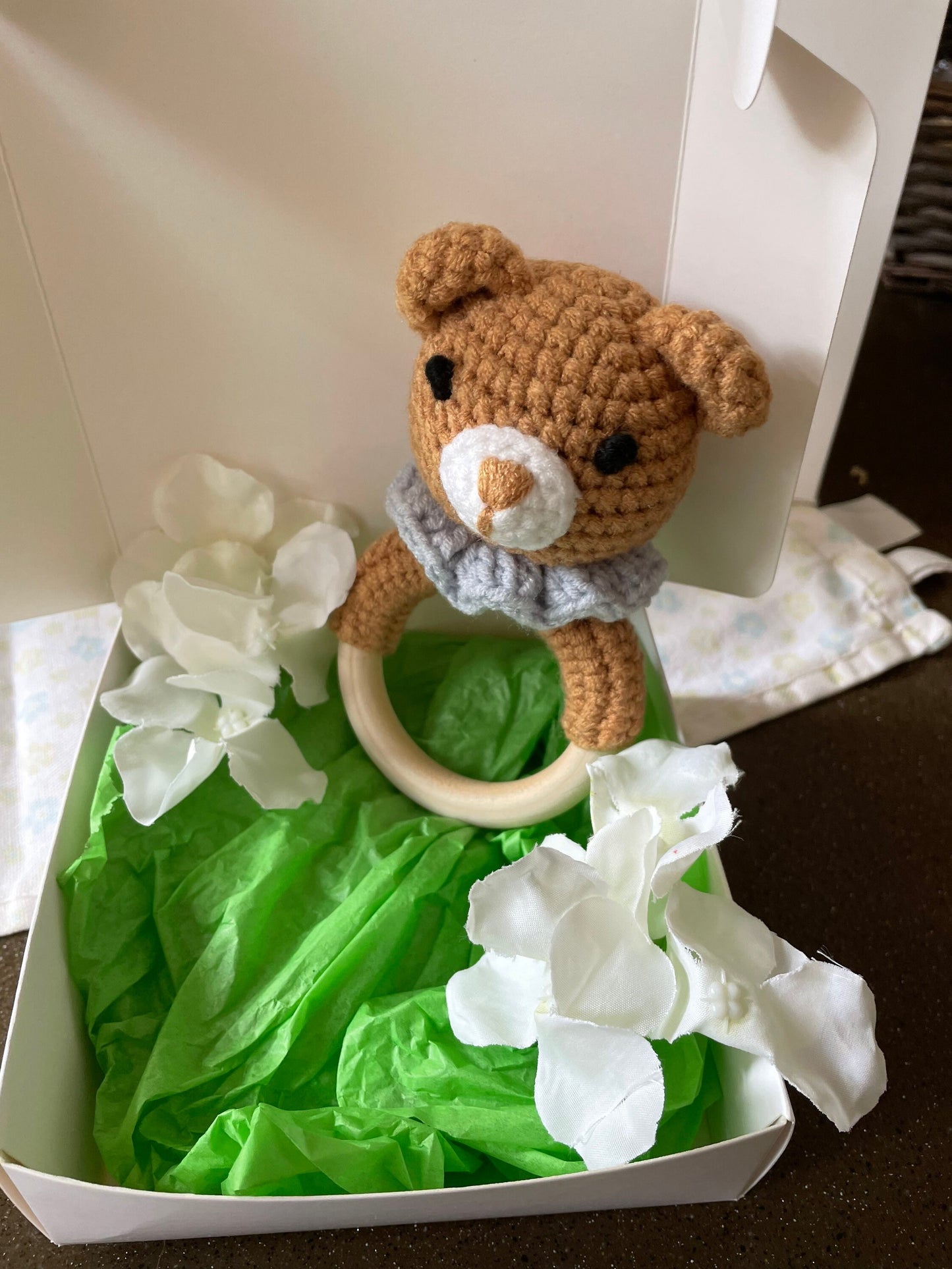 Baby Teddy Teether gift box