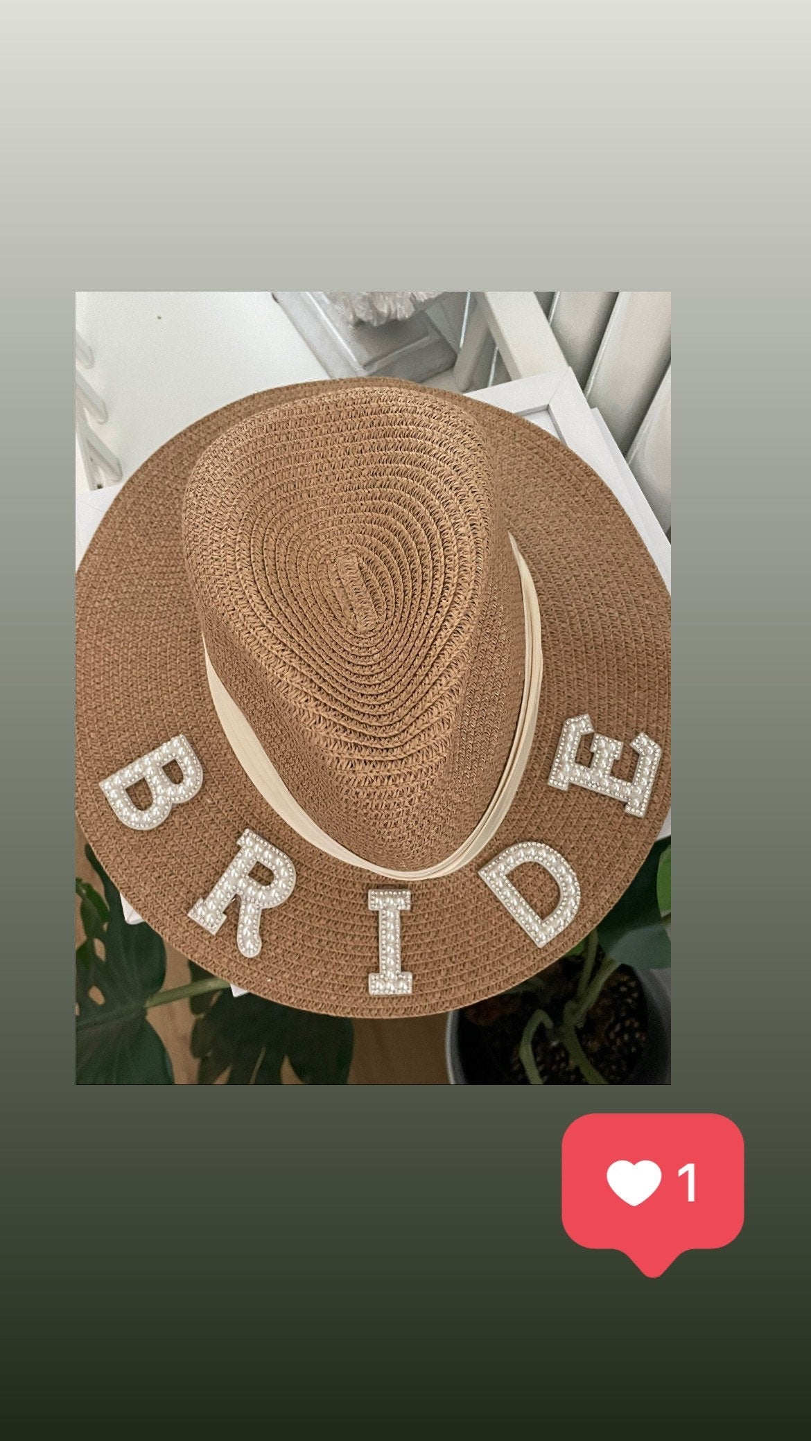 Bride Sun Hat / Safari Hat