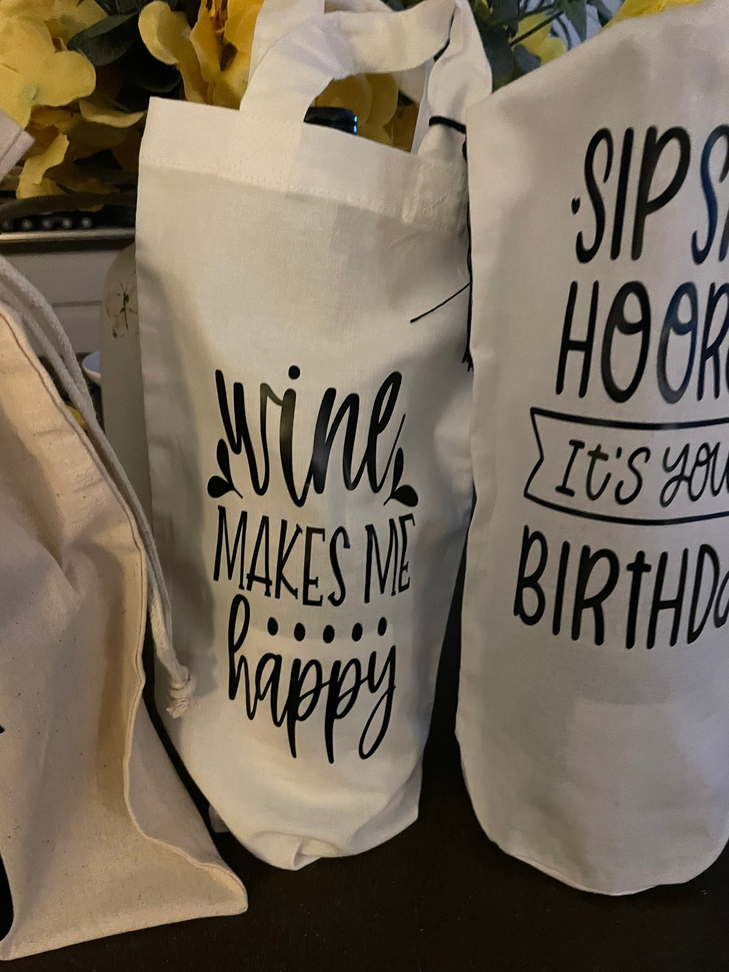 Sip Sip it’s Your Birthday Wine Bag