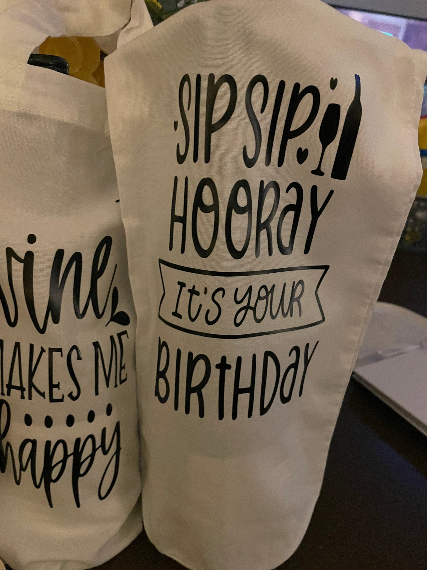 Sip Sip it’s Your Birthday Wine Bag