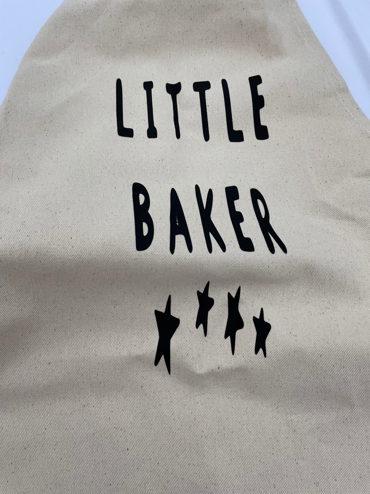 Little Star Baker Apron / personlised aprons / kids aprons / messy play apron / cotton aprons / baking aprons / gift