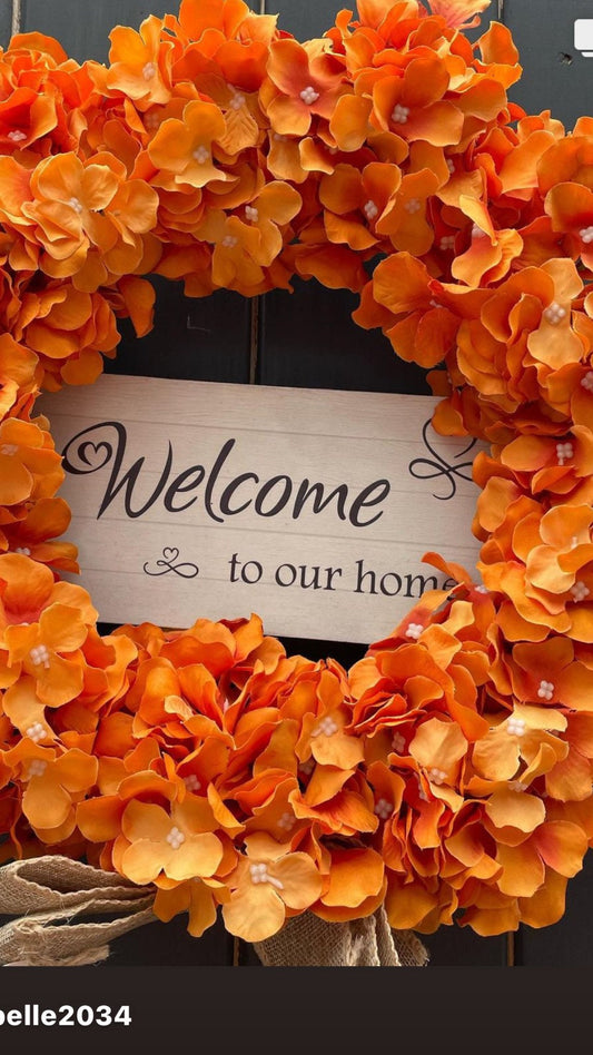 Welcome Door Wreath