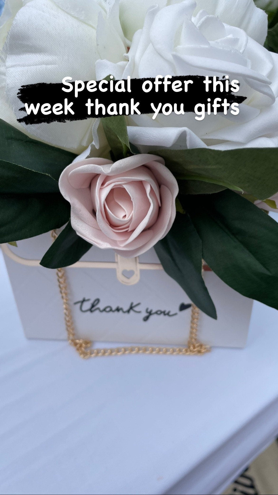 Thank You / teacher Mini Hand bag arrangements